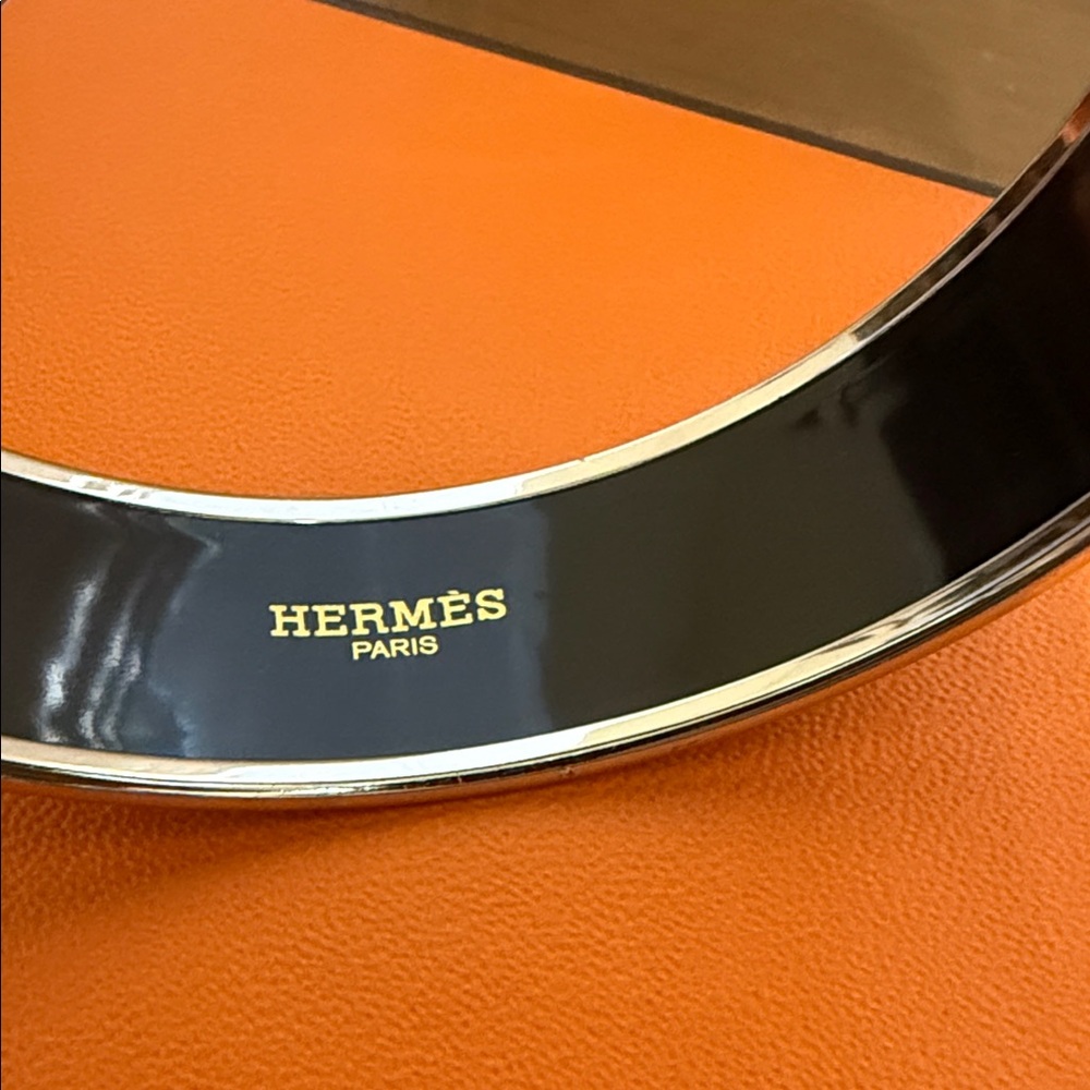 🔥 SALE 🔥 Hermes Blue Enamel Bangle Bracelet - Picture 6 of 6